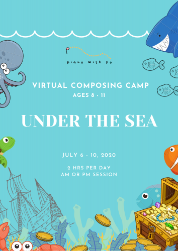 Under the Sea Composing Camp flyer 1